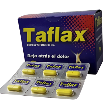 taflax dexibuprofeno 300mg...