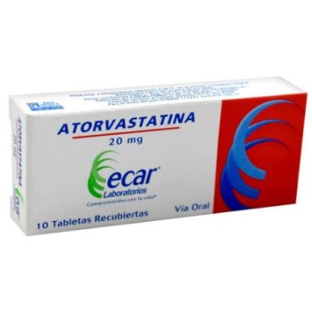 ATORVASTATINA 20MG CAJAX10...