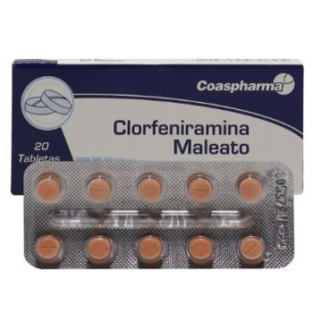 CLORFENIRAMINA MALEATO 4MG...