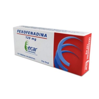 FEXOFENADINA 120MG CAJAX10...