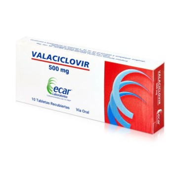 VALACICLOVIR 500MG CAJAX10...